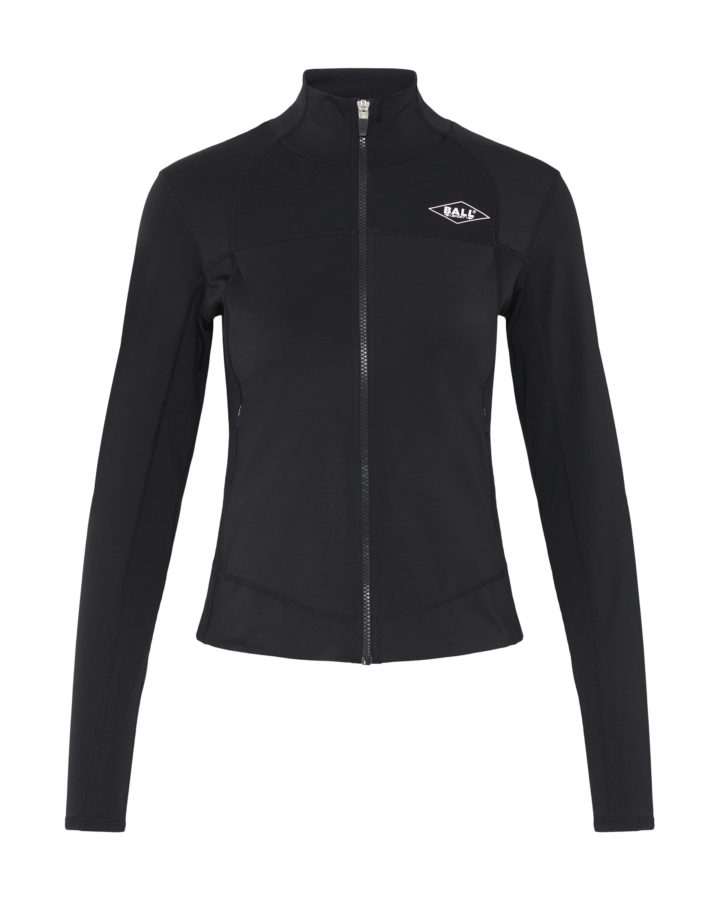 Veste de survêtement Ball en noir : devant