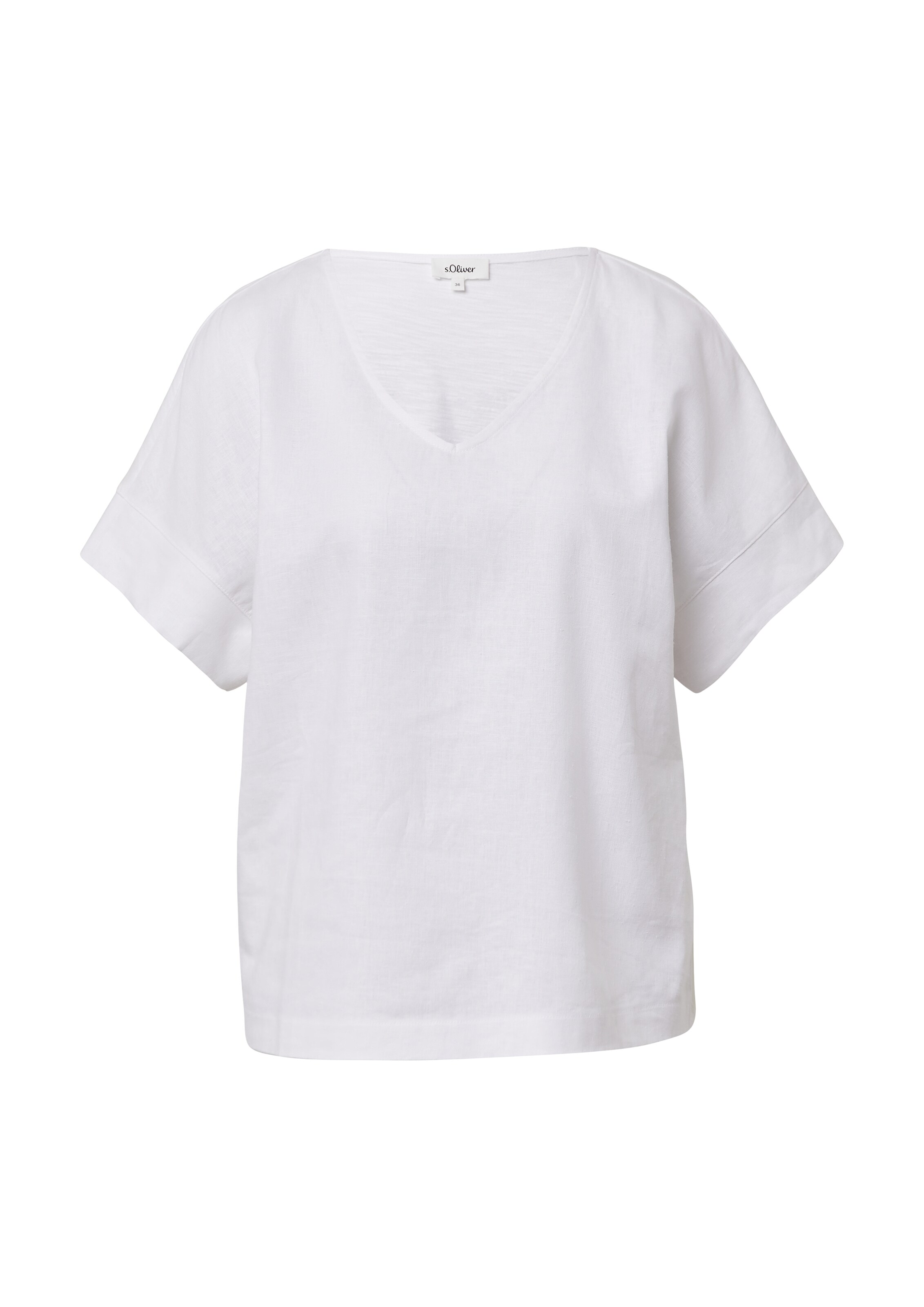 s.Oliver Shirt in White: front