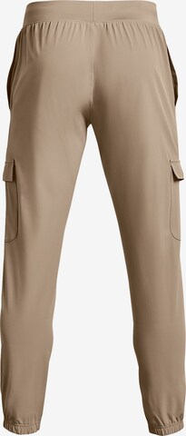 UNDER ARMOUR Tapered Sportbroek in Beige