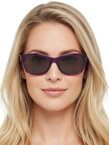 GUESS Sunglasses 'Sonnenbrille' in Purple: front