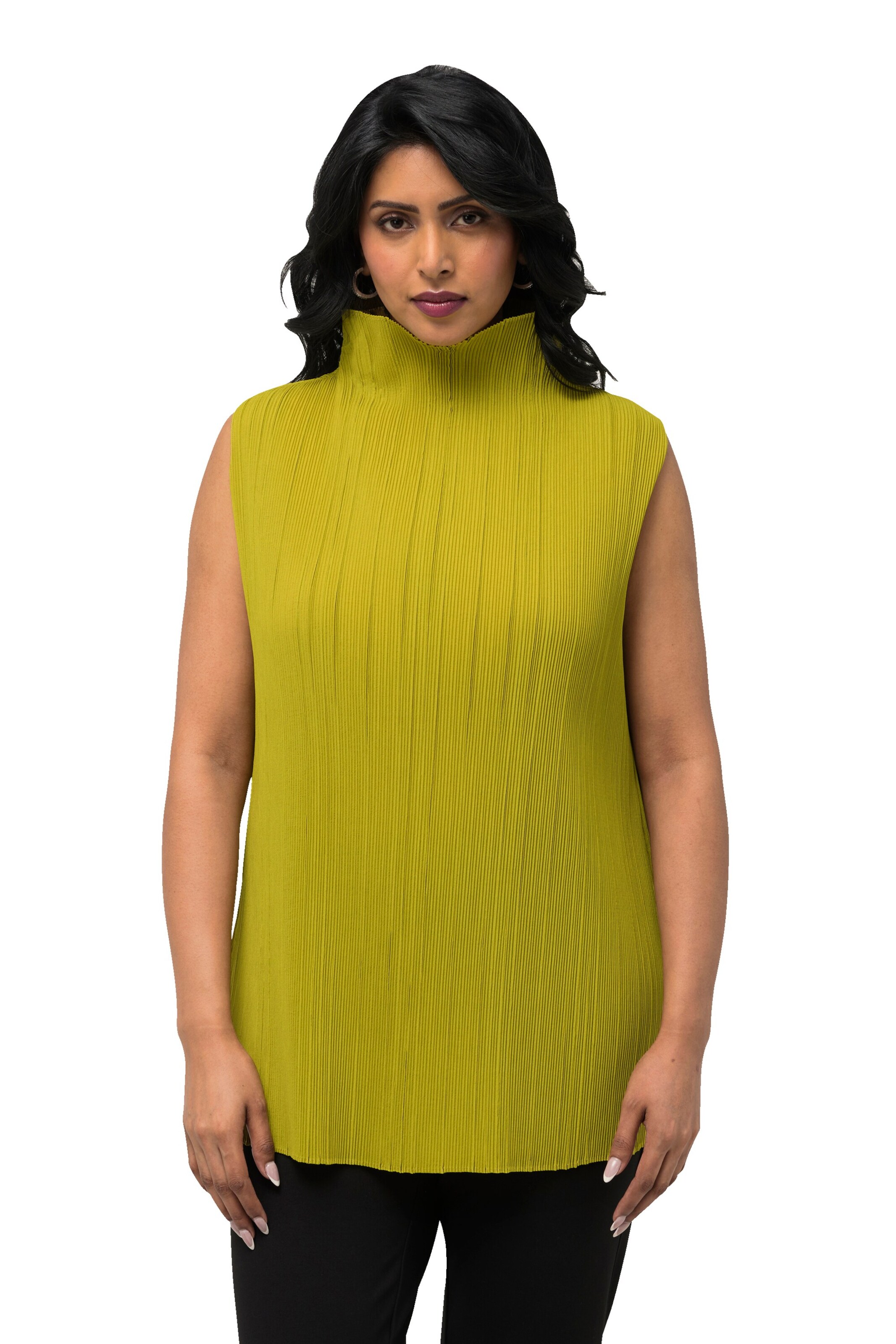 Ulla Popken Top in Gelb: Vorderseite