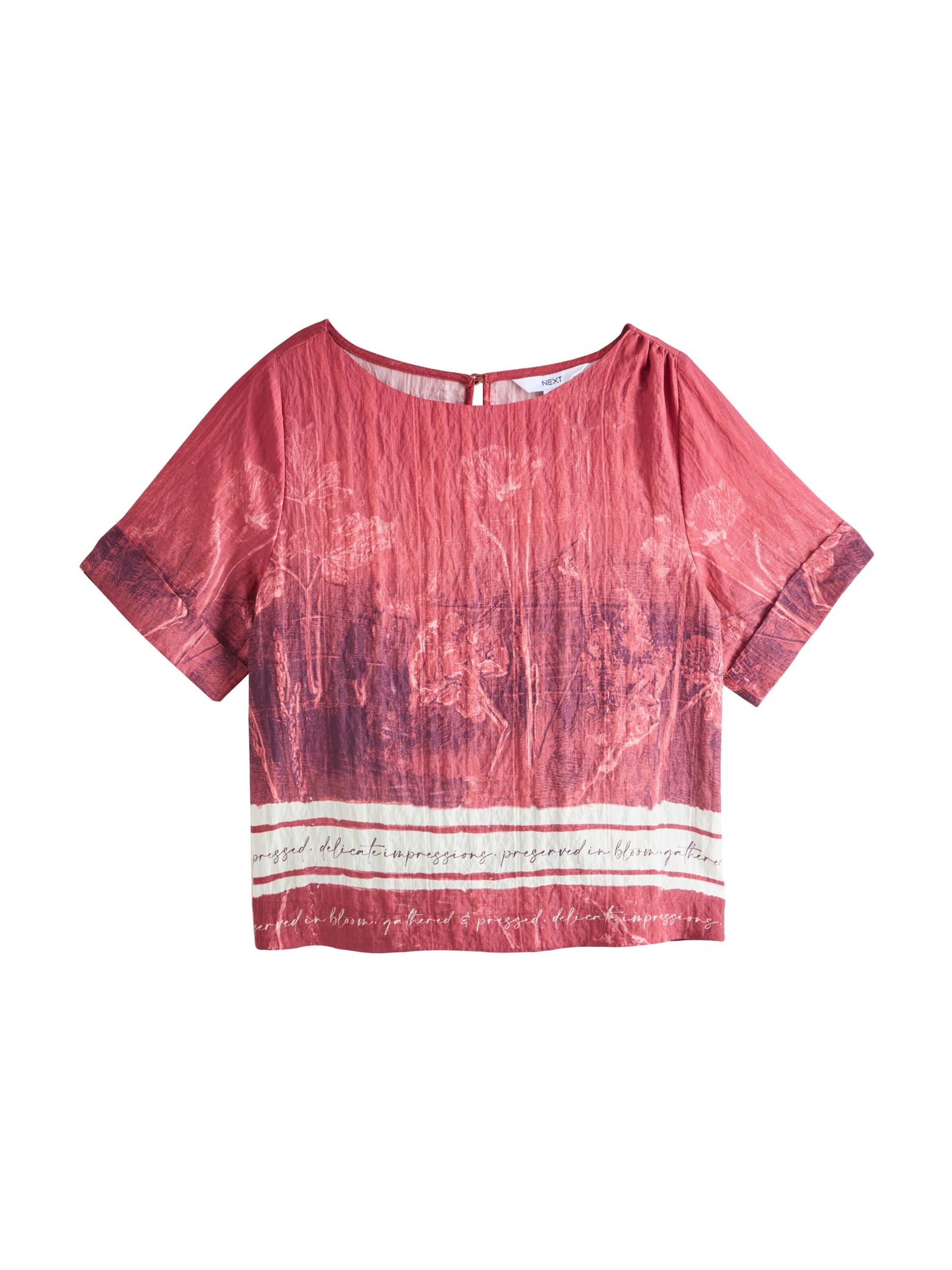 Next Blúz - piros: elől