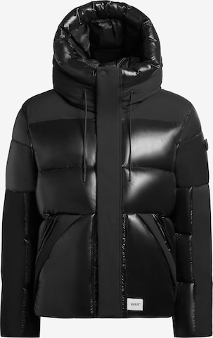 Veste d’hiver 'Alst' khujo en noir : devant