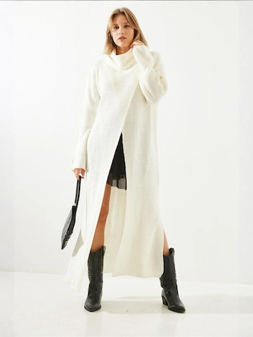 Bianco Lucci Jurk 'Maxi' in Beige