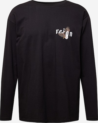 BURTON MENSWEAR LONDON Majica u smeđa / narančasto žuta / crna / bijela, Pregled proizvoda