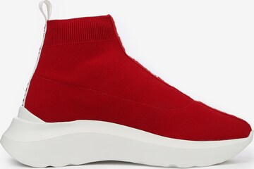 MONOSUIT Sneakers hoog 'Let's Dance' in Rood