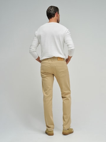 Regular Pantalon chino Salsa Jeans en beige