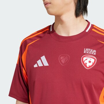 Maillot 'Lettland 24' ADIDAS PERFORMANCE en rouge