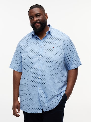 Tommy Hilfiger Big & Tall Regularny krój Koszula w kolorze niebieski: przód