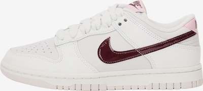 Sportbačiai be auliuko 'DUNK' iš Nike Sportswear, spalva – vyno raudona spalva / balta, Prekių apžvalga