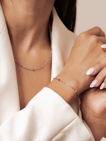 Hey Happiness Sieraden set 'Color Duo' in Zilver: voorkant