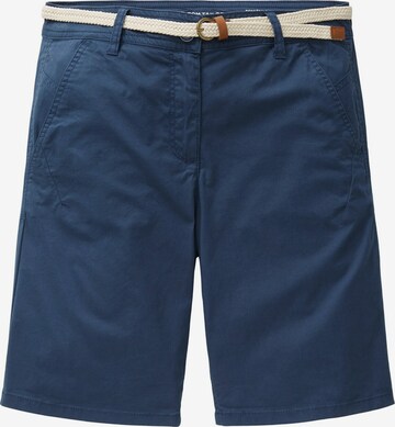 TOM TAILOR Chino Pants in Blue: front