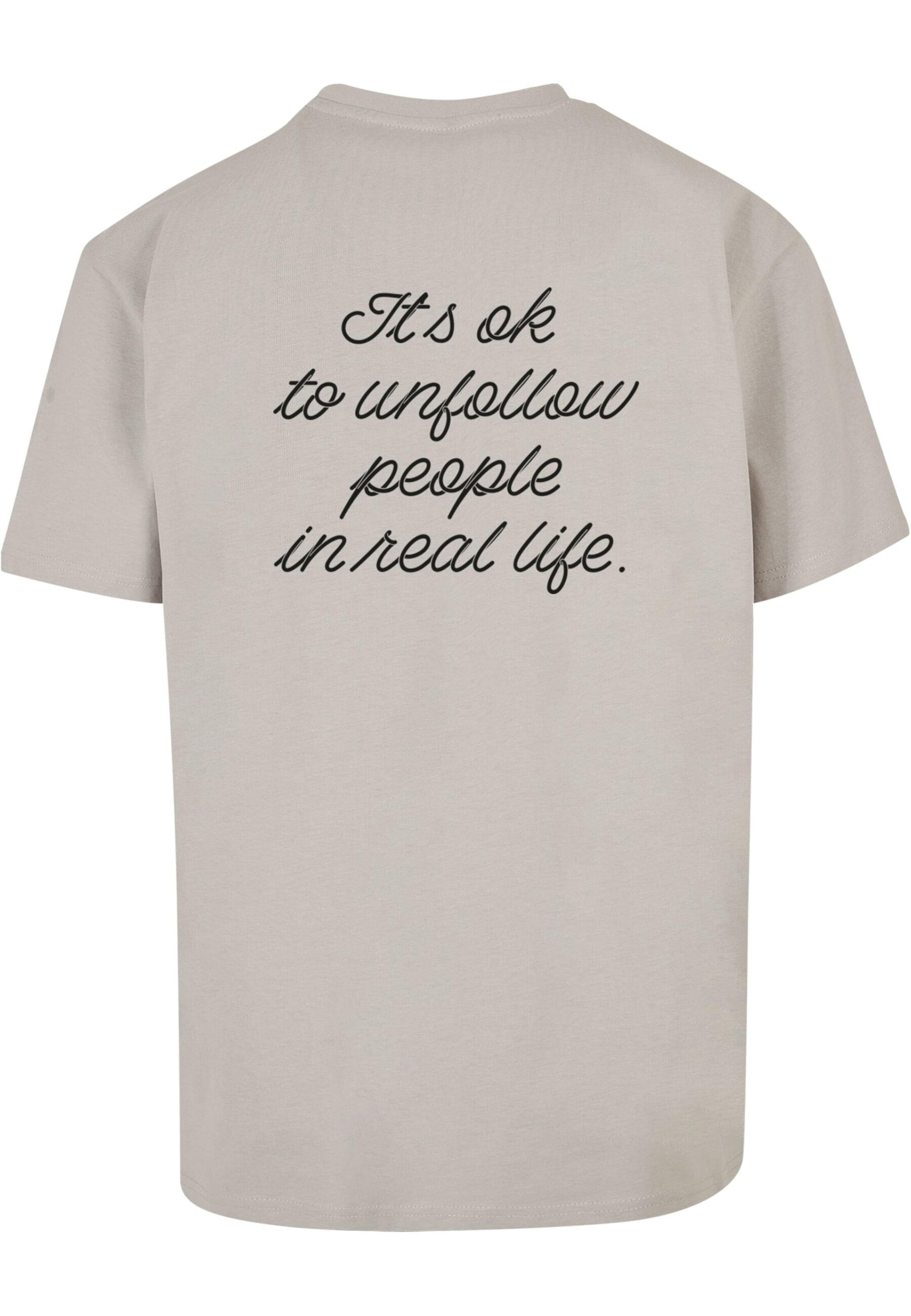 Merchcode Shirt 'Heartbreak' in Grijs