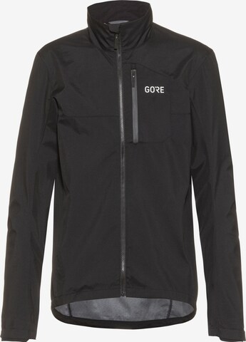 GORE WEAR Athletic Jacket 'Spirit' in Black: front