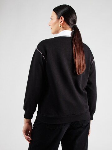 Vero Moda Curve Sweatshirt 'VMCDAISY' in Black