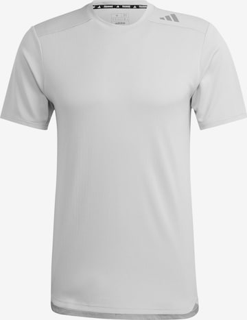 ADIDAS PERFORMANCE Funkční tričko 'Designed 4 Hiit' – šedá: přední strana