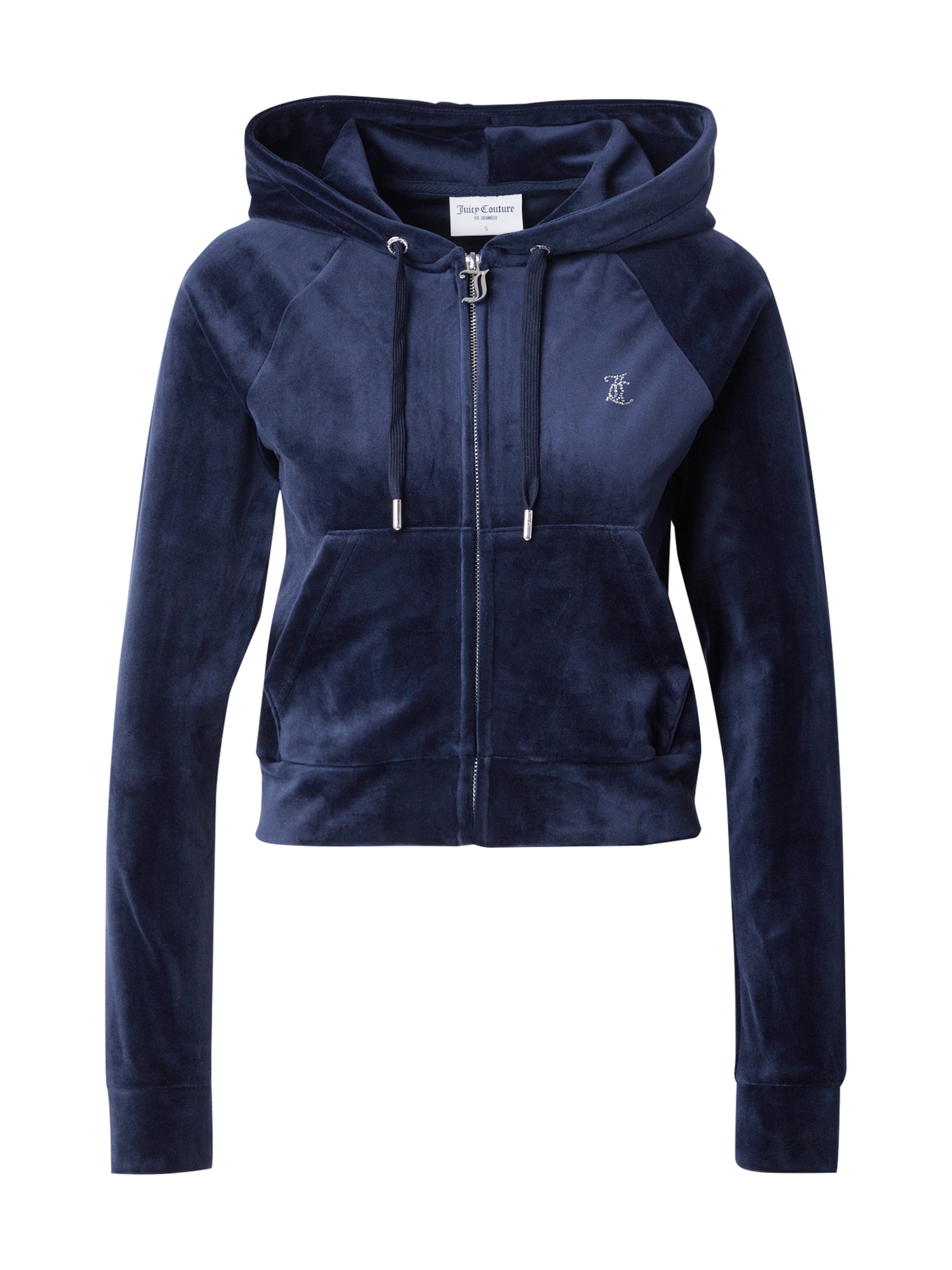 Juicy Couture Ζακέτα φούτερ 'Madison' σε μπλε: μπροστά