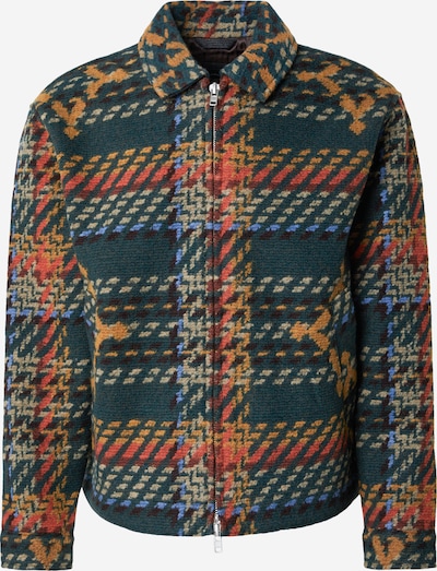 Abercrombie & Fitch Välikausitakki värissä beige / smaragdi / oranssi / mandariini, Tuotenäkymä