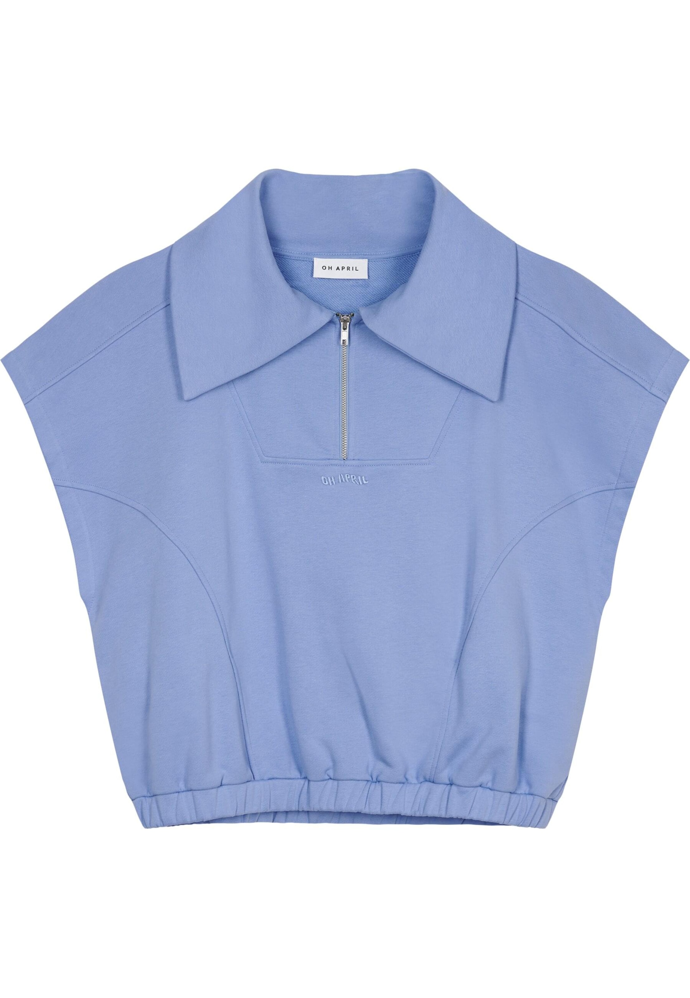 OH APRIL Mikina - Modrá: predná strana