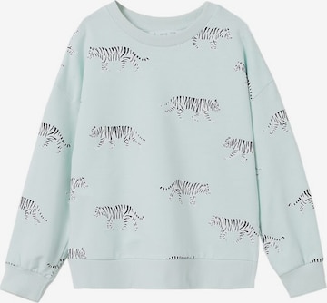 MANGO KIDS Sweatshirt 'Alexis' in Blauw: voorkant