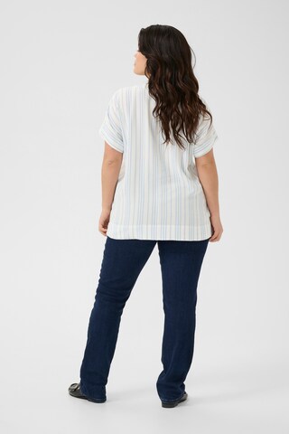 KAFFE CURVE Blouse 'Mille' in White
