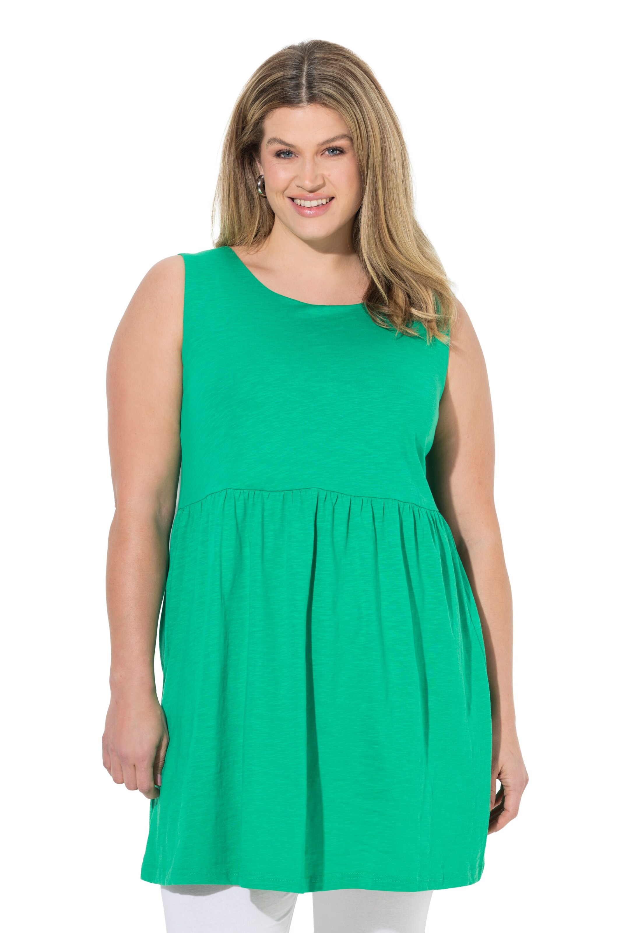 Ulla Popken Shirt in Groen: voorkant