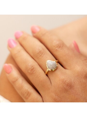 Bague Fascination by Ellen K. en jaune : devant