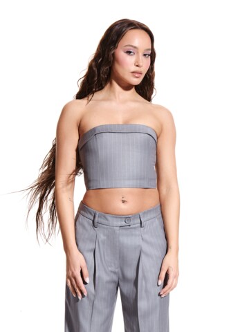 sry dad. co-created by ABOUT YOU Top in Grey: front