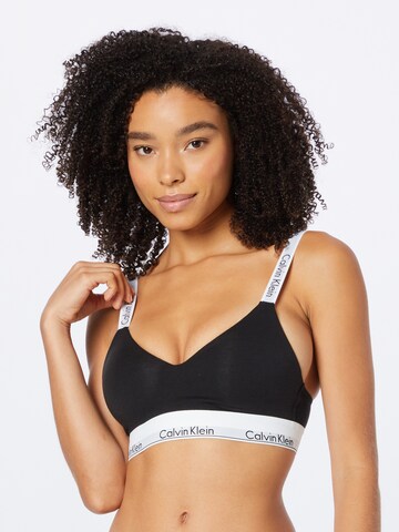 Calvin Klein Underwear Bustier BH in Zwart: voorkant