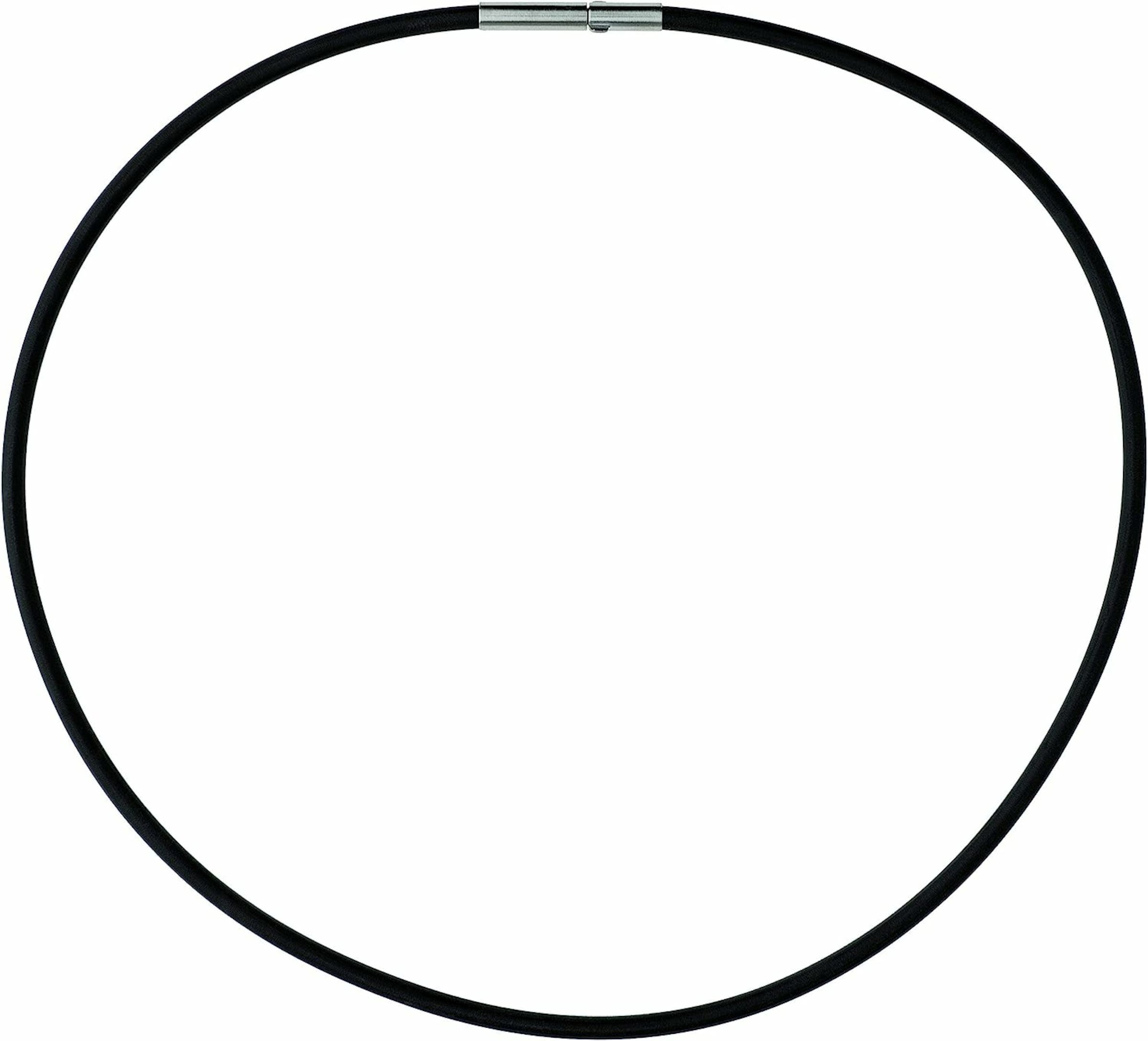 Ernstes Design Kette in Schwarz: Vorderseite