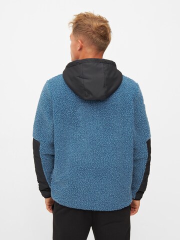 BENCH Fleece jas 'BRECON' in Blauw