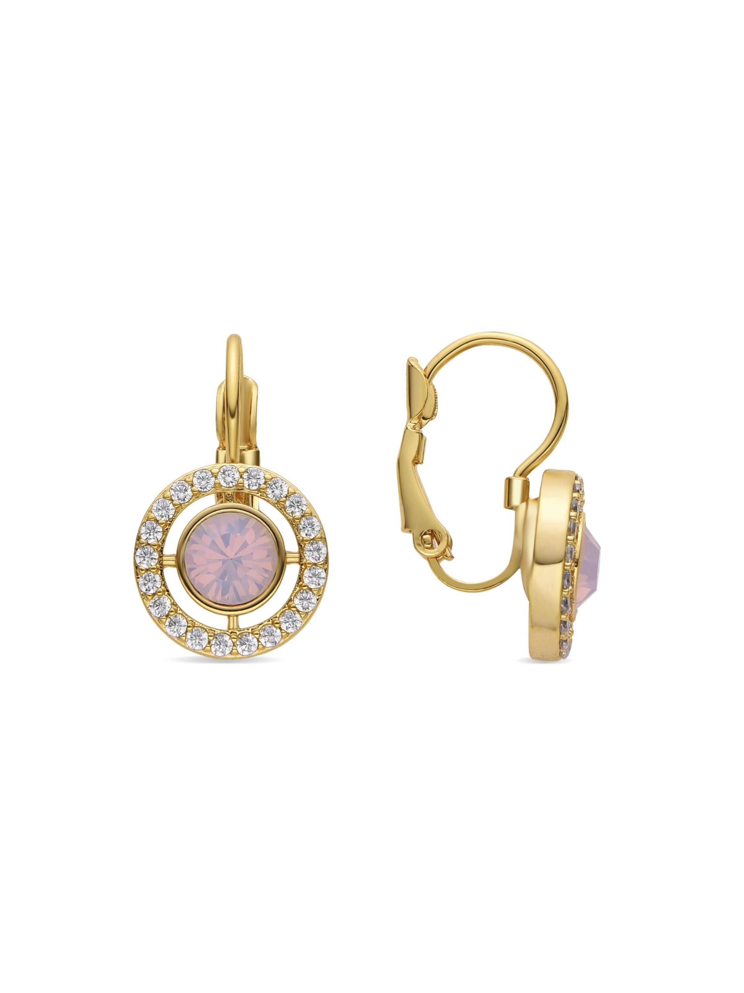 LUXBYLUX Earrings in Pink: front