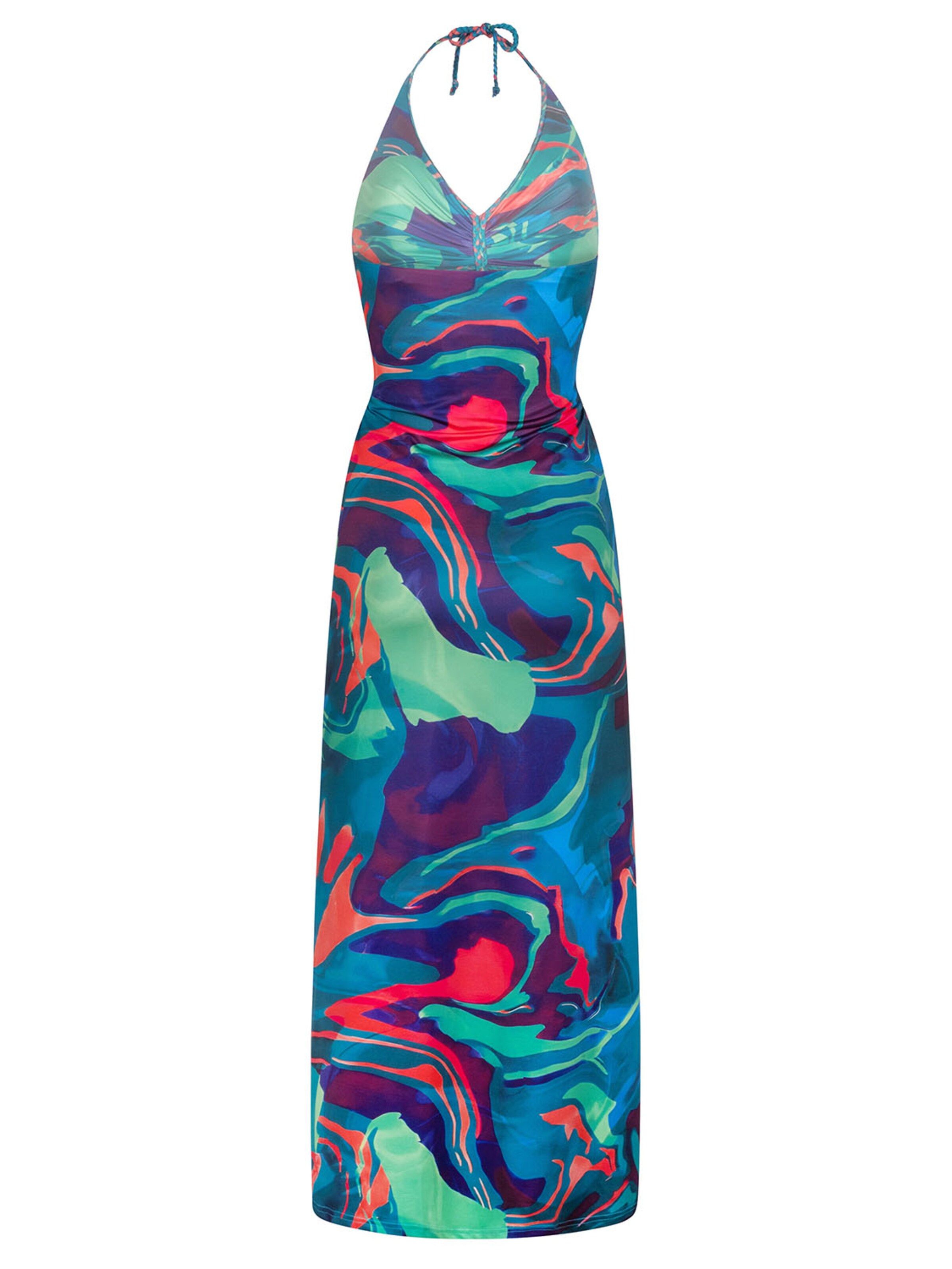 Chic by Lirette Jurk 'Halter dress Sorobon' in Lila