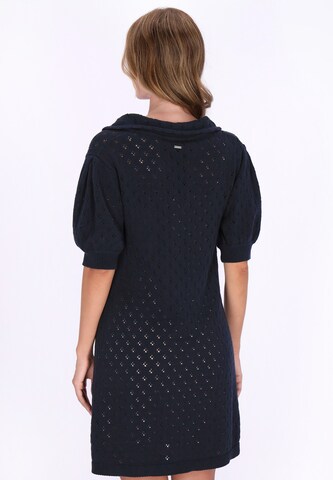 Robes en maille DreiMaster Vintage en bleu