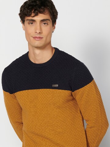 KOROSHI Pullover i orange