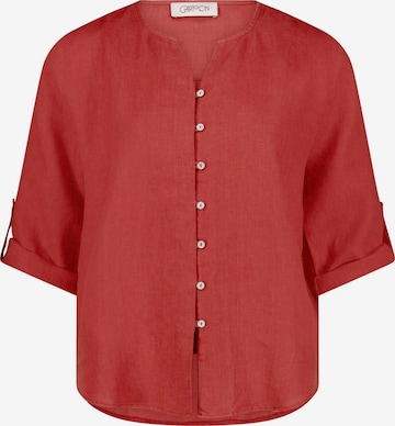 Camicia da donna di Cartoon in marrone: frontale