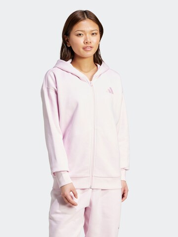 Giacca di felpa sportiva 'All Szn' di ADIDAS SPORTSWEAR in rosa: frontale
