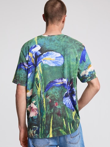 Desigual - Camiseta en verde