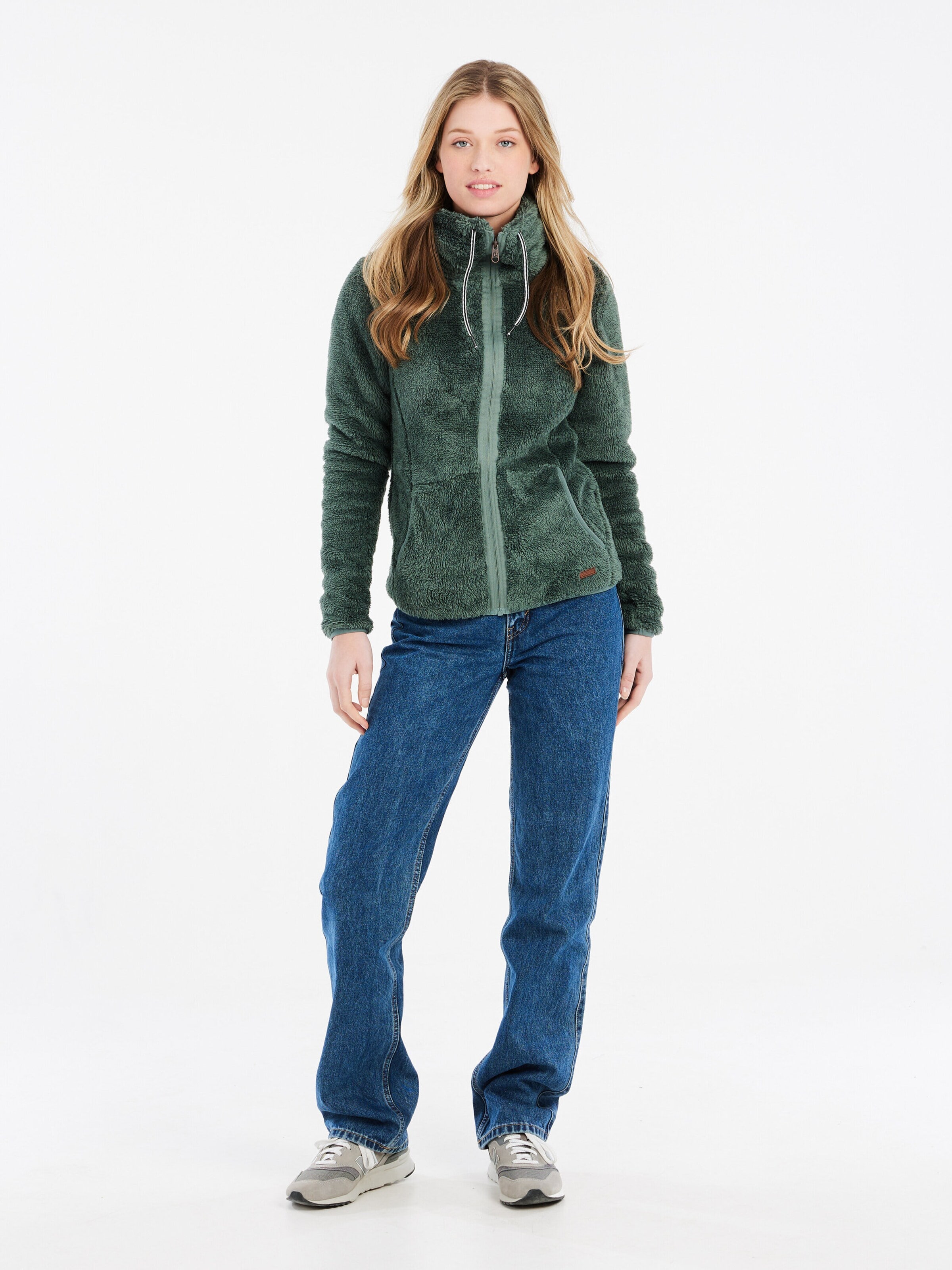 PROTEST Fleece Jacket 'RIRI' in Green