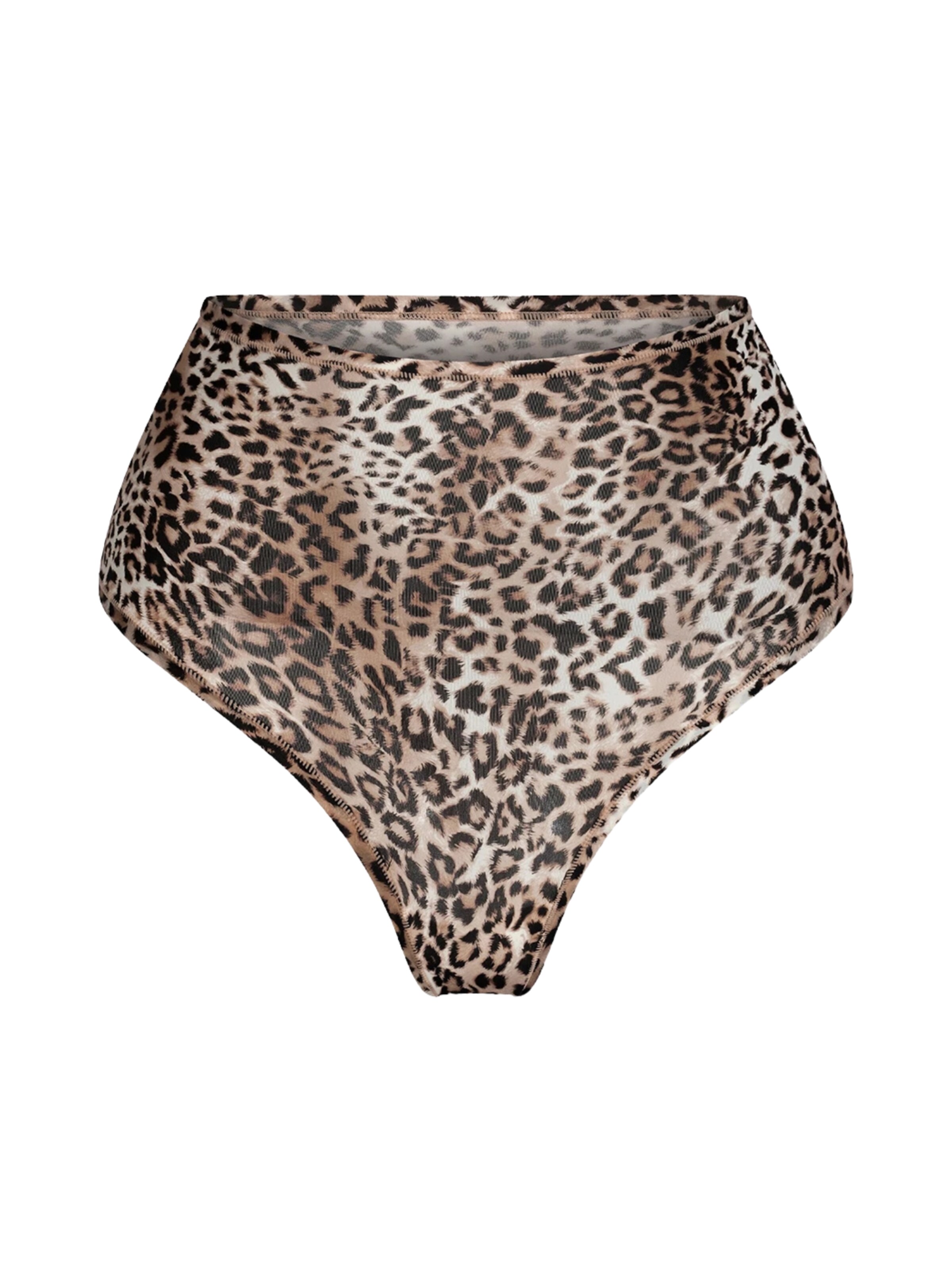 cfab (formerly creamy fabrics) Slip 'Hight-Waist Tanga'‌ in beigemeliert, Produktansicht