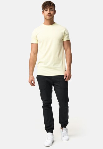 T-Shirt ' Kloge ' INDICODE JEANS en jaune