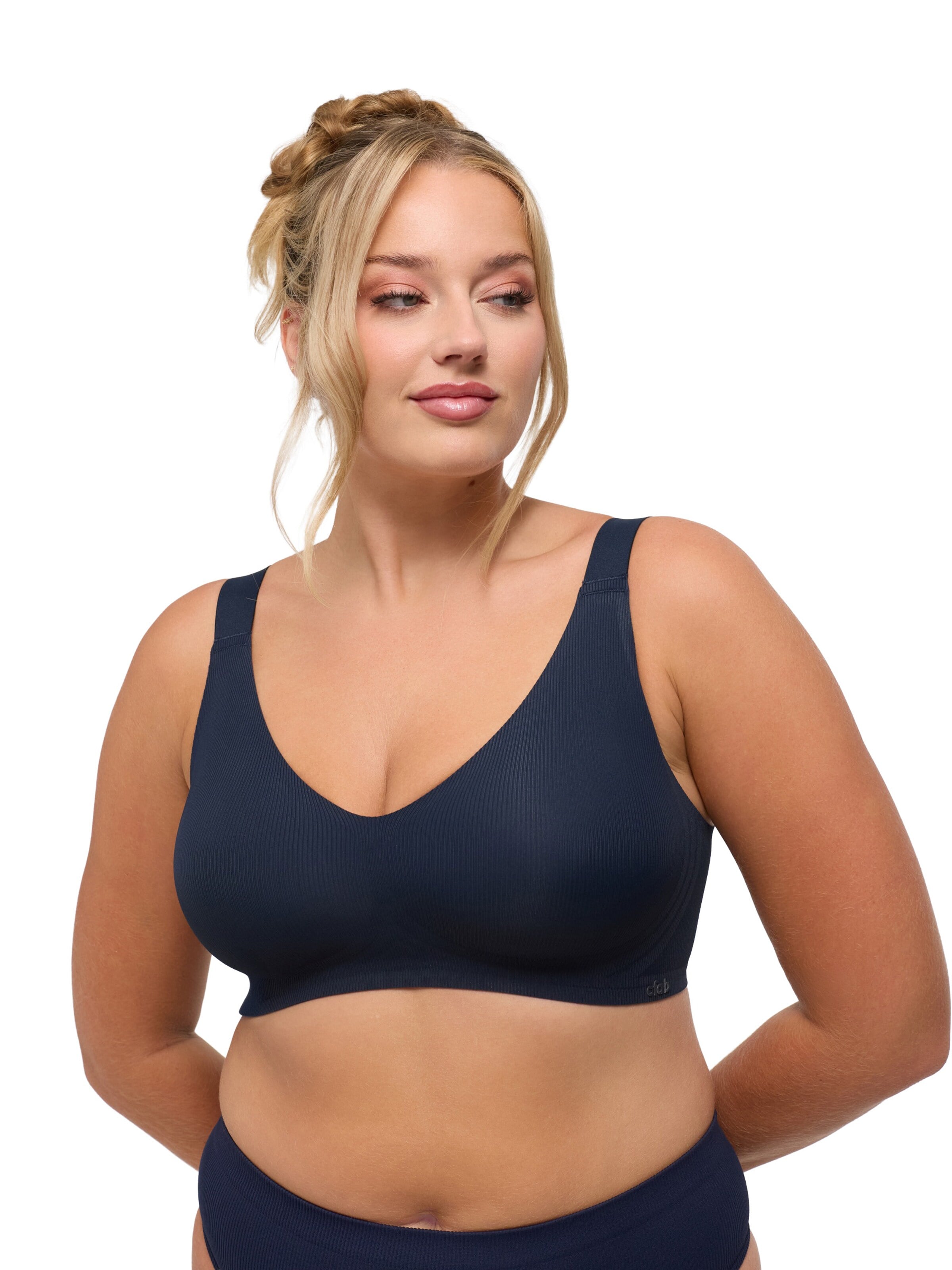 cfab Pienentävät Pienentävät rintaliivit 'Rib Comfort Minimizer BH' värissä sininen