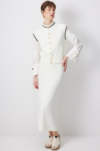 Touche Prive Kostuum in Beige