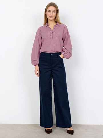 Soyaconcept Regular Trousers 'Soyaconcept Bess 2-B navy' in Blue: front