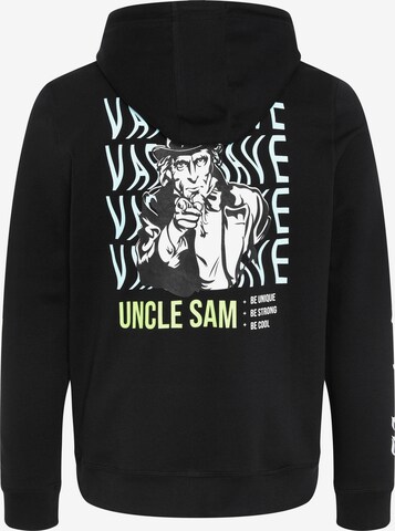 UNCLE SAM Sweatshirt in Schwarz