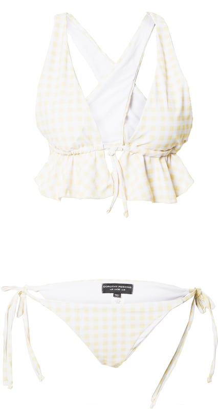 Dorothy Perkins Triangel Bikini 'Lemon' in Gelb