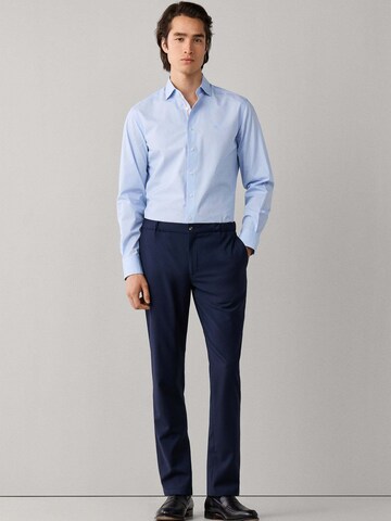 Hackett London Regular fit Overhemd in Blauw