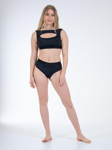 Mimi Milkwear Classic Bikini top 'Bikinioberteil mit Stillfunktion' in Black: front