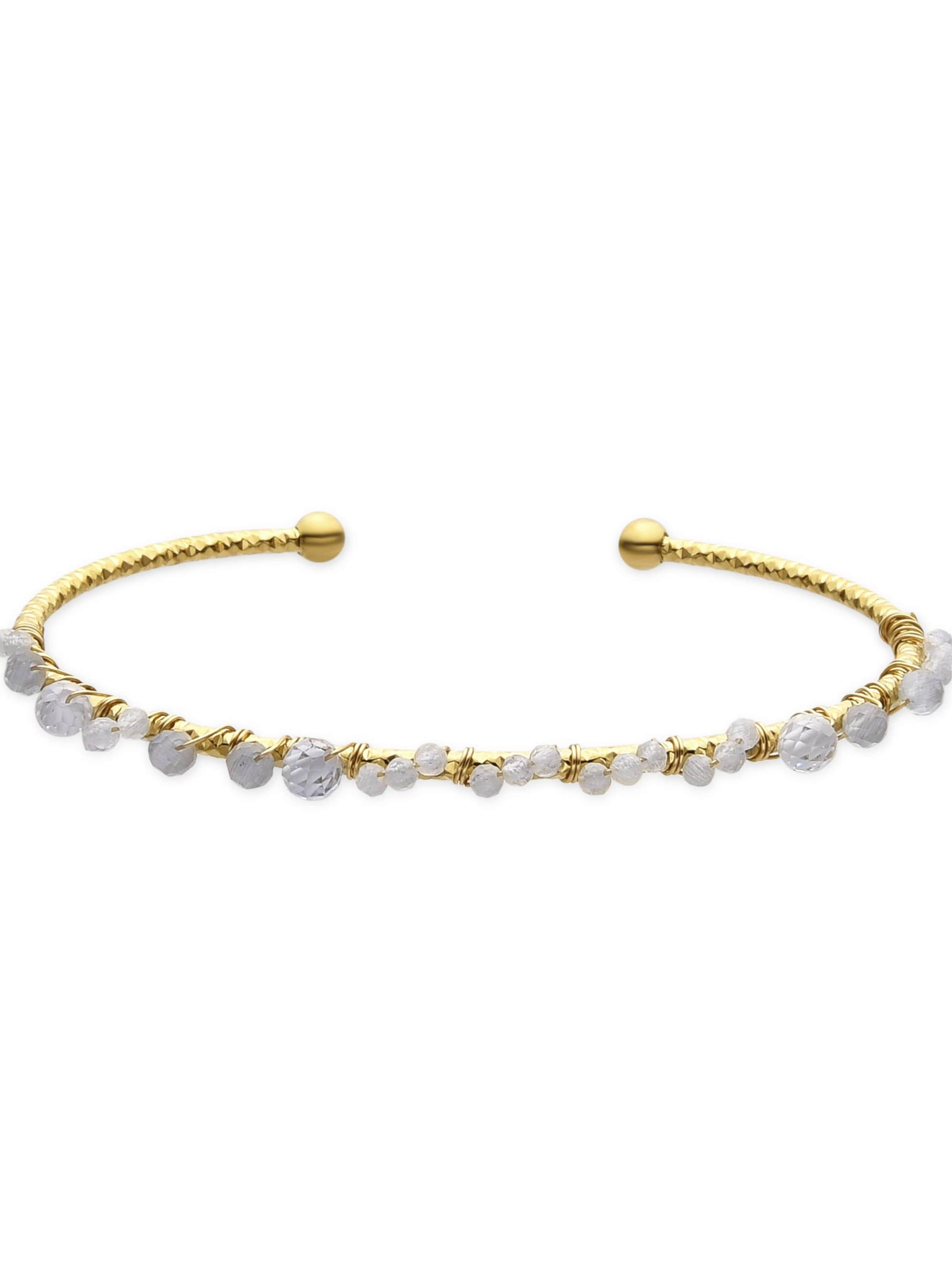 Luxenter Armband 'Yakde' in 15 - 20 cm in de kleur Goud, Productweergave