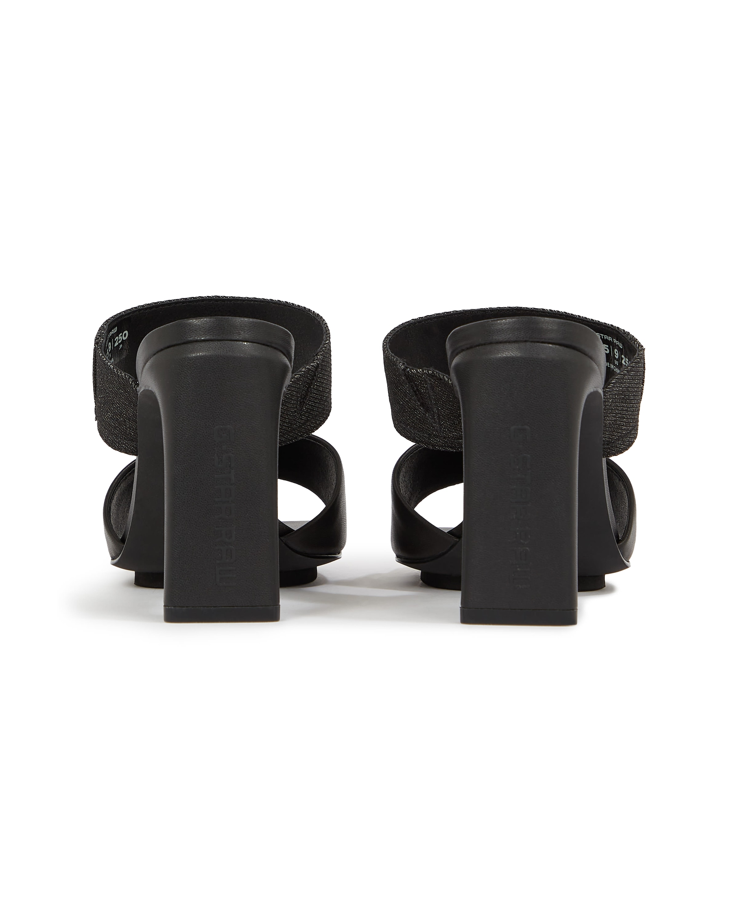 G-STAR Sandal - 'Darcy Leather Mule' in Schwarz
